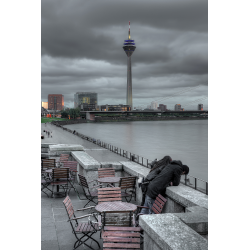Düsseldorfer Skyline Blick